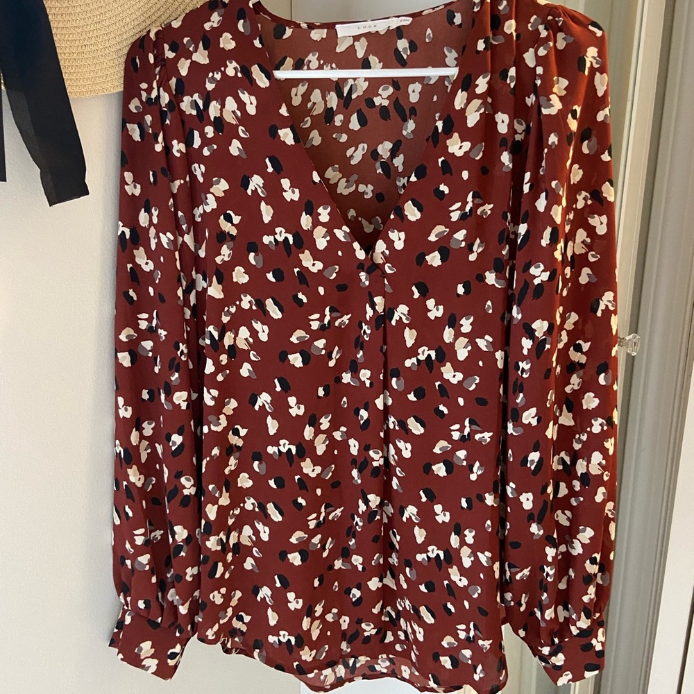 Leopard Print Blouse